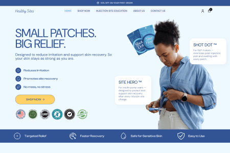 Healthy Sites storefront