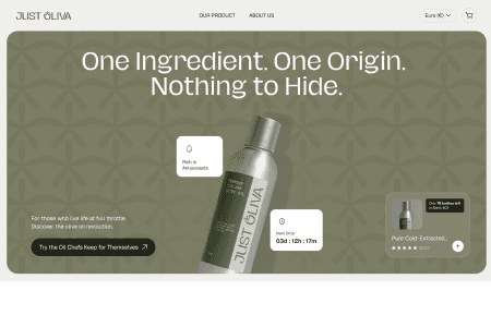 Just Oliva storefront
