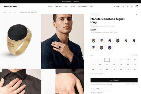 Marco Dal Maso storefront